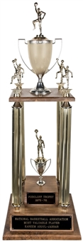 1975-76 NBA Most Valuable Player Podoloff Trophy Presented To Kareem Abdul-Jabbar- 1st Lakers MVP Award (Abdul-Jabbar LOA)